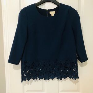 Blouse navy-blue